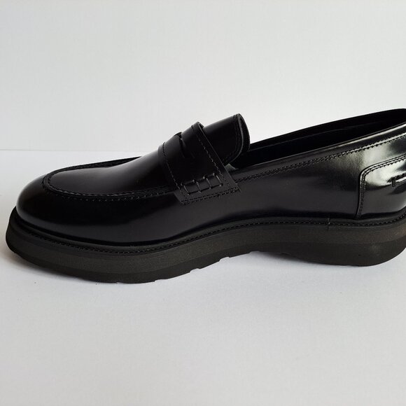 NEW Fradi Men\'s Black Leather Italian Loafers Shoes Size 44 / US 11 main image 12